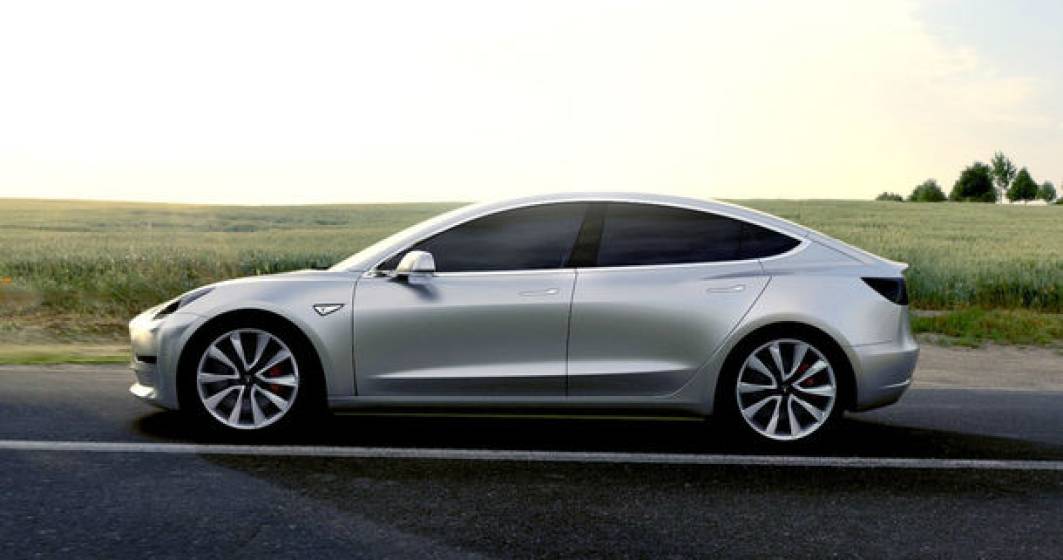 Imagine pentru articolul: Primele detalii tehnice despre Tesla Model 3: autonomie de 350 km, 5.6 secunde pentru 0-96 km/h