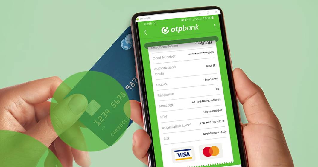 Imagine pentru articolul: OTP Bank lansează OTP POSibil, soluția care permite transformarea telefonului mobil în POS pentru acceptarea plăților cu cardul