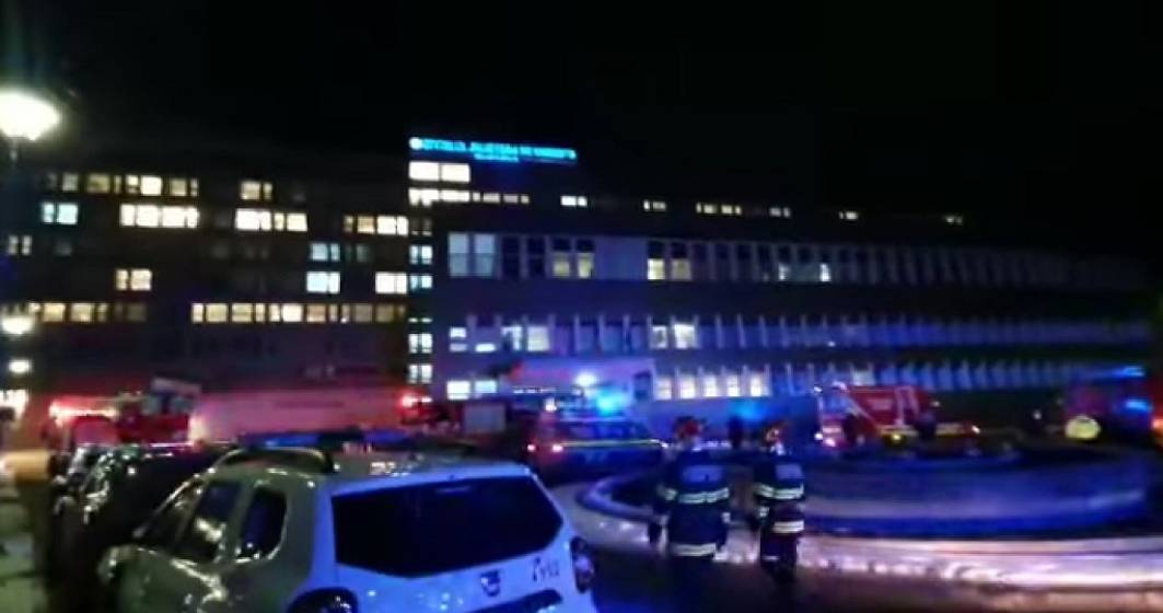 Imagine pentru articolul: Incendiu la Spitalul Județean Suceava. Peste 300 de persoane au fost evacuate