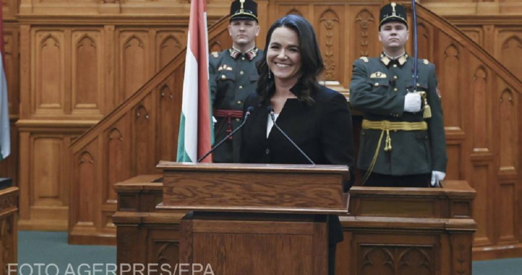 Imagine pentru articolul: Ungaria a ales prima femeie președinte din istoria țării sale. Cine este Katalin Novak