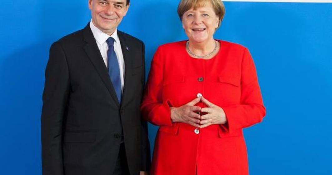 Imagine pentru articolul: Ludovic Orban s-a intalnit cu Angela Merkel. Printre subiecte, respectarea statului de drept in Romania