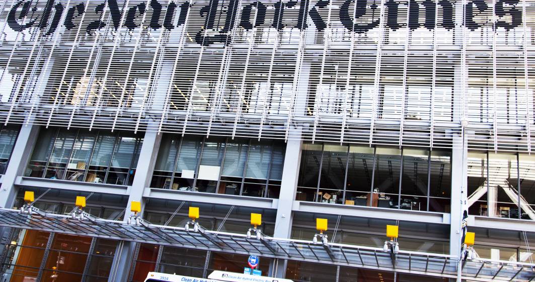 Imagine pentru articolul: The New York Times a ajuns la peste 60% din venituri din abonamente