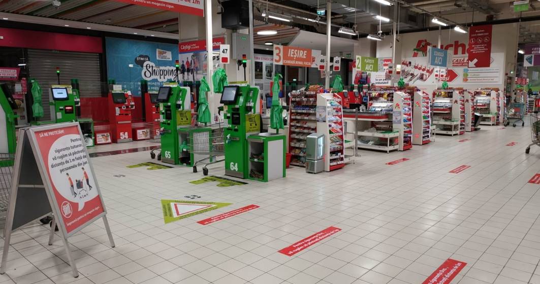 Imagine pentru articolul: Coronavirus | Magazinele Auchan trec pe un program de funcționare zilnică 8.00-21.00 și suspendă transportul gratuit maxi-taxi pentru clienți pe toate rutele