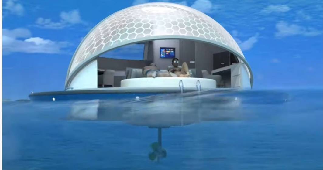 Imagine pentru articolul: VIDEO | Apogeul luxului: hoteluri sustenabile care plutesc pe apă