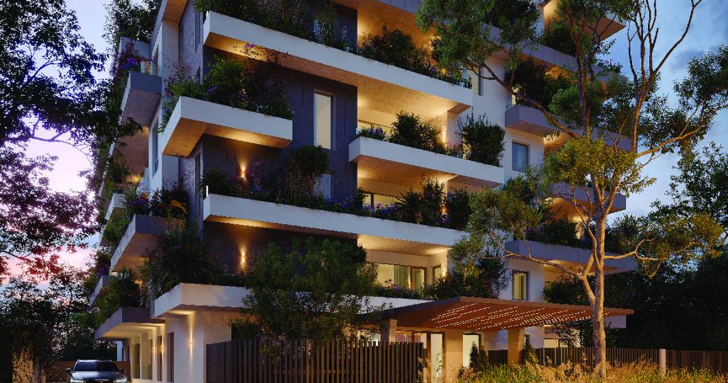 Imagine pentru articolul: Investiție de 7 milioane de euro în primul complex imobiliar din nordul Bucureștiului care se transformă într-o grădină verticală