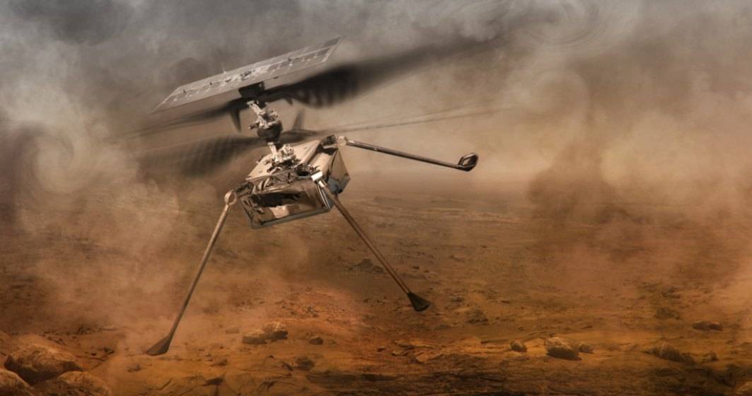 Imagine pentru articolul: Probleme tehnice pentru mini-elicopterul NASA de pe Marte