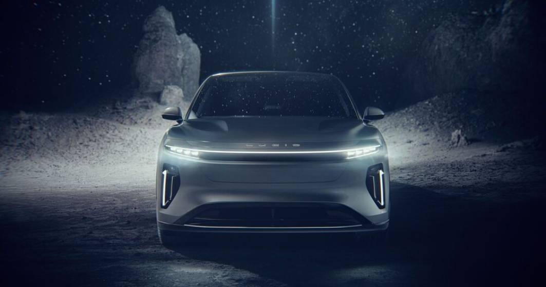 Imagine pentru articolul: Producătorul american de mașini electrice Lucid a prezentat Gravity, primul său SUV