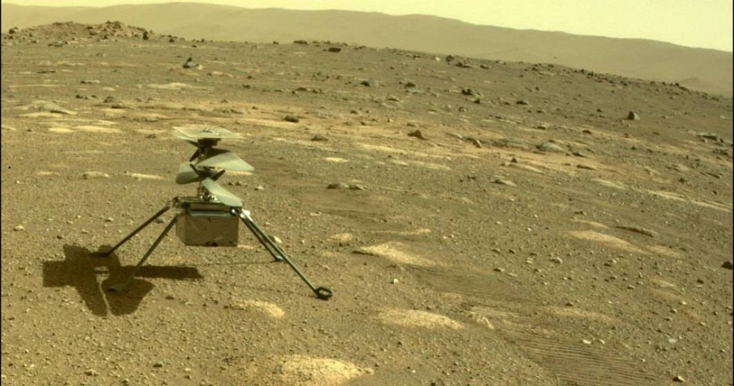 Imagine pentru articolul: Micul elicopter trimis de NASA pe Marte a transmis mesajul de „Adio!”