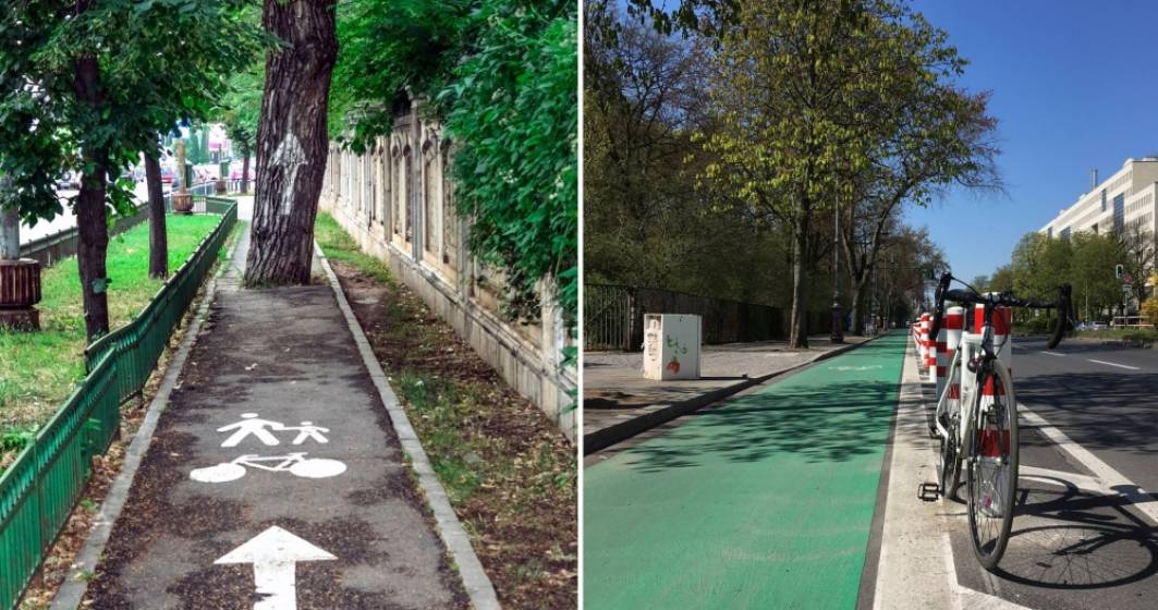 Imagine pentru articolul: Bucuresti, exemplu NEGATIV privind pistele de bicicleta, in TheGuardian