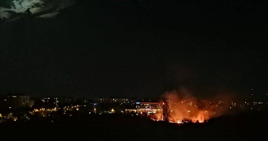 Imagine pentru articolul: Incendiul din IOR | Negoiță acuză mafia imobiliară: ”Dau foc ticăloşii aici. Vor să distrugă vegetaţia”