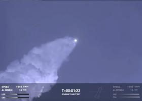 Imagine: VIDEO: SpaceX a lansat din nou uriașa rachetă Starship. Eșec la încercarea de...
