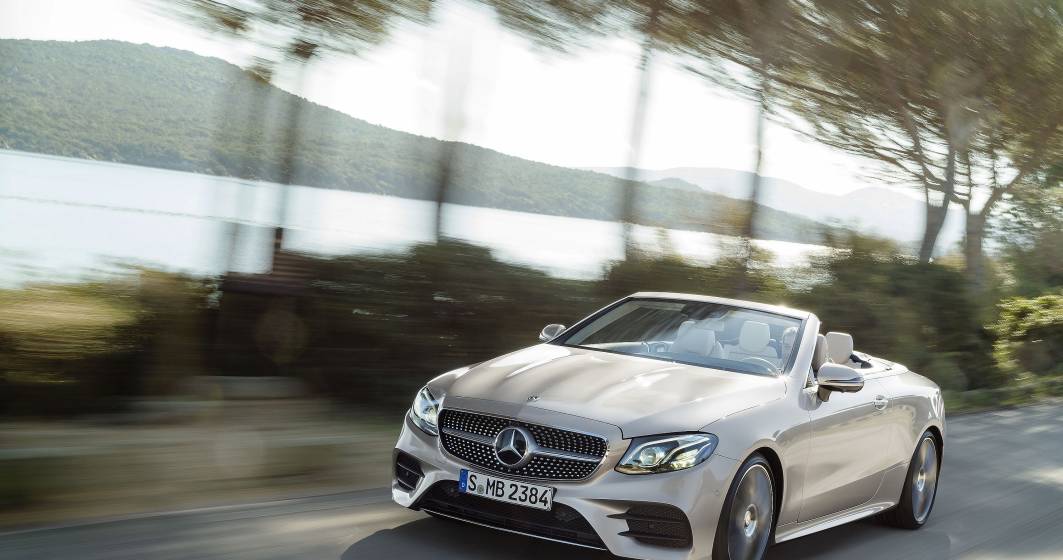 Imagine pentru articolul: Mercedes-Benz lanseaza noul E Cabrio in septembrie. In Romania costa de la 54.228 euro