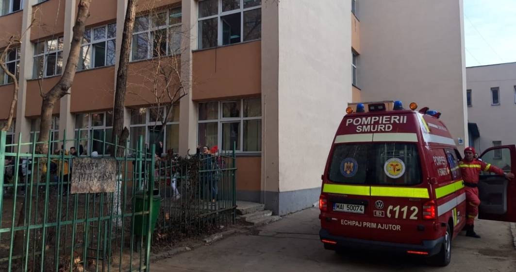 Imagine pentru articolul: Scoala din Bucuresti, evacuata din cauza unui gaz toxic