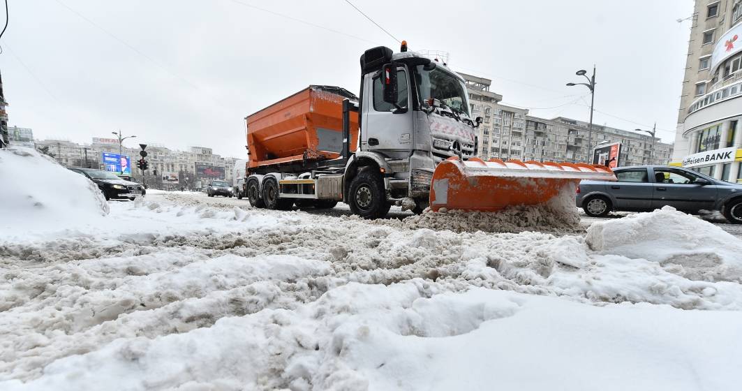 Imagine pentru articolul: Primaria Capitalei: 358 de operatori cu 310 utilaje sunt pregatiti sa intervina in caz de ninsoare