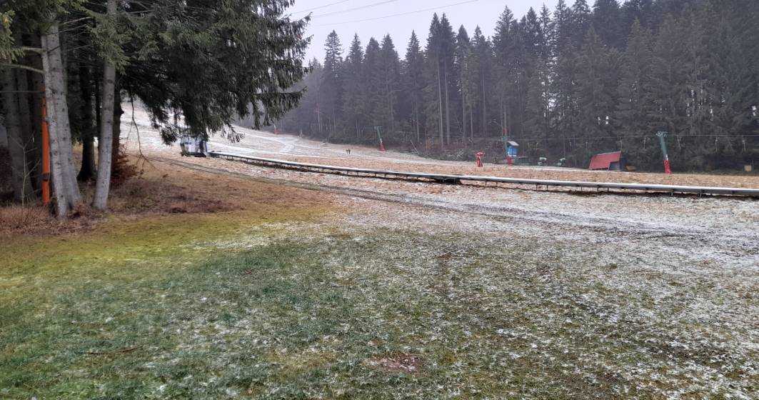 Imagine pentru articolul: Sezonul de schi, compromis din cauza vremii?! Singura pârtie pe care se schiază în Poiana Brașov