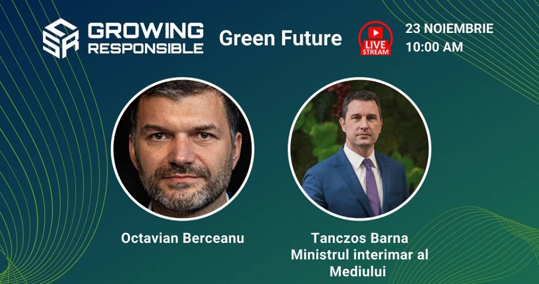 Imagine pentru articolul: Tanczos Barna și Octavian Berceanu, invitați la evenimentul CSR Green Future. Ce alte autorități vor fi prezente