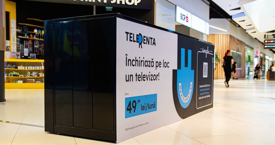 Imagine pentru articolul: Startup-ul românesc de tehnologie, Telerenta lansează un automat pentru închirierea pe loc și ridicarea instant de televizoare