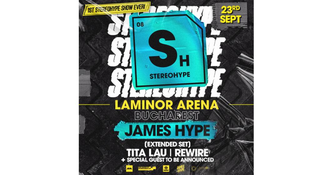 Imagine pentru articolul: Premieră în România: James Hype lansează primul show Stereohype la București, pe 23 septembrie, la Laminor Arena