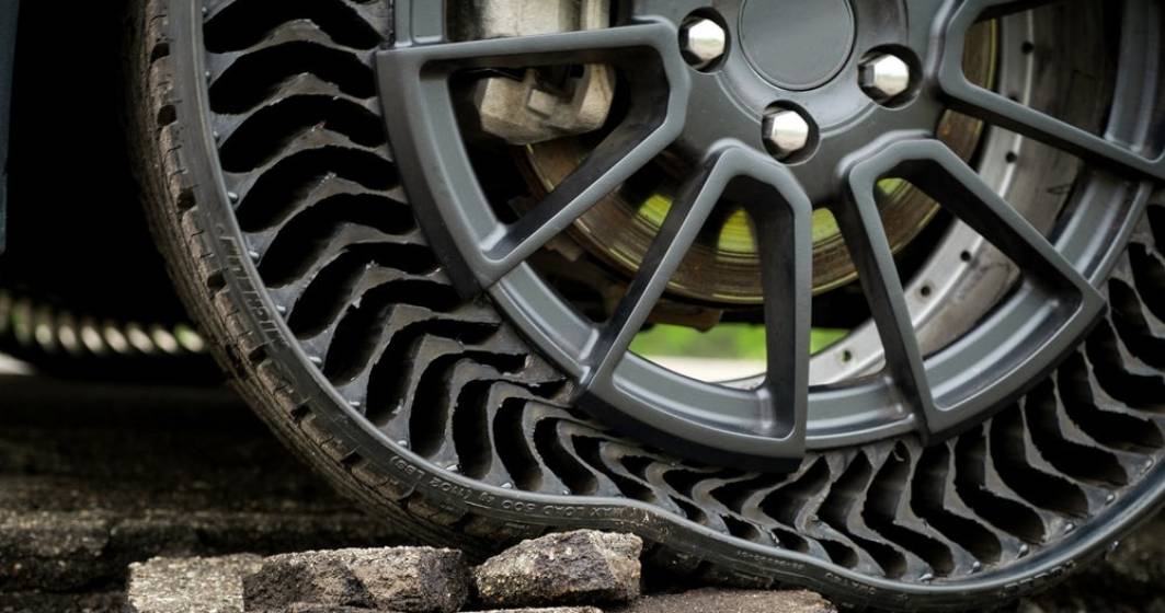 Imagine pentru articolul: Michelin vrea sa aduca pe piata in 2024 anvelopele fara aer, care nu vor mai face pana - VIDEO