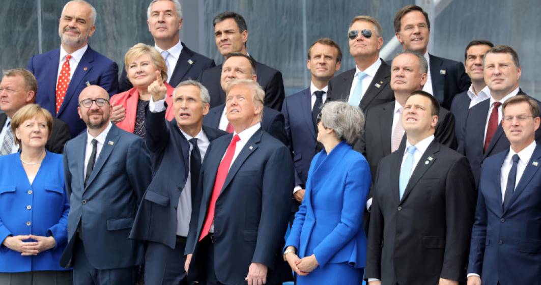 Imagine pentru articolul: Disputa intre aliati la summitul NATO. Contre intre Merkel si Trump, dupa ce liderul SUA acuza Germania ca este "prizoniera" Rusiei
