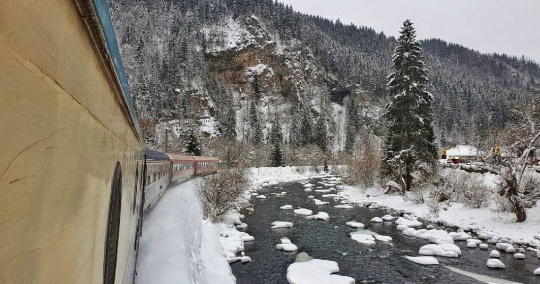 Imagine pentru articolul: Cum circulă trenurile în județele afectate de ninsoare