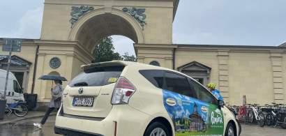 FOTO | Taxiurile nemților cheamă turiștii străini în România: cum arată...