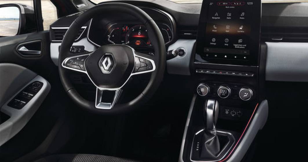 Imagine pentru articolul: Noua generatie Renault Clio: ecran multimedia de 9.3 inch si instrumentar de bord digital de 10 inch