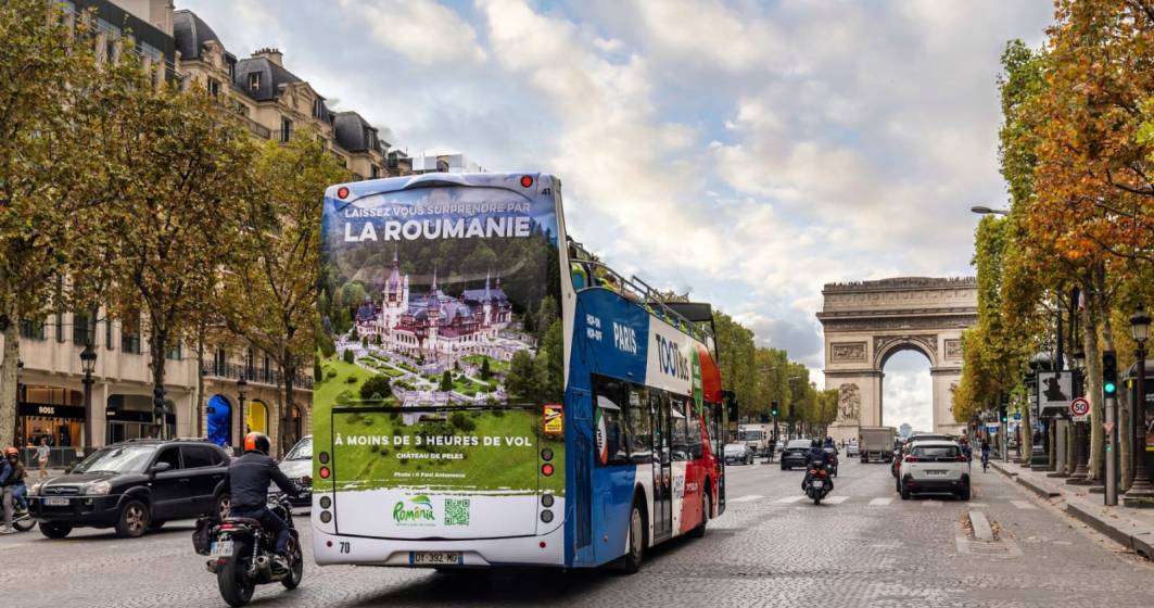 Imagine pentru articolul: Cât a costat campania de promovare a României pe autobuzele din Paris. Oficialii speră să fie văzută de 15 milioane de oameni