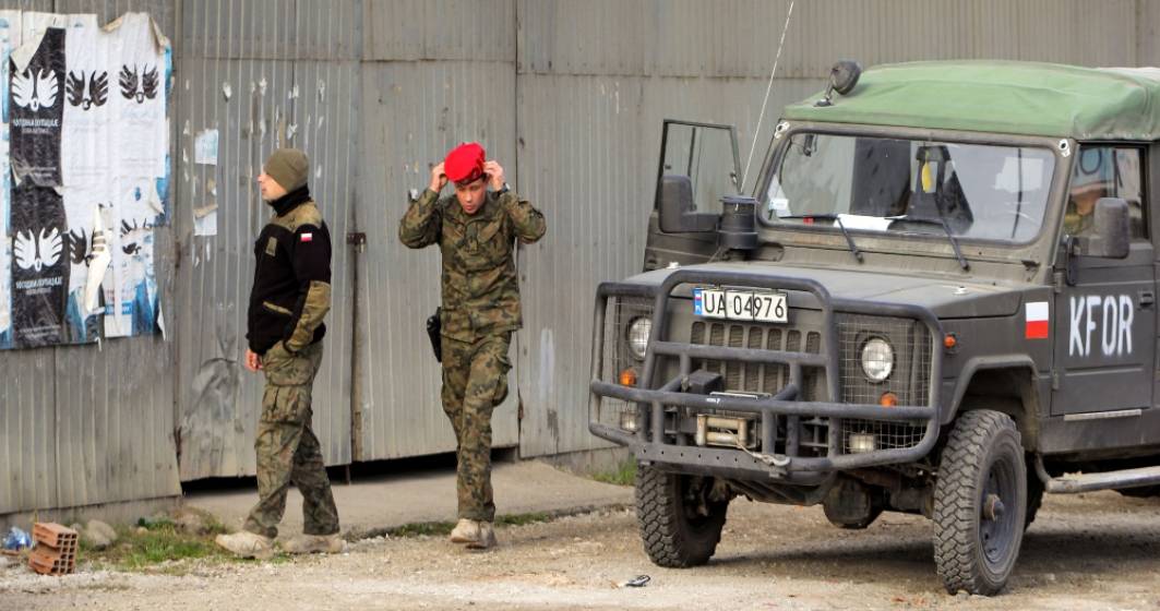 Imagine pentru articolul: Tensiuni și pe flancul stâng al României. Sârbii din Kosovo au blocat drumurile care duc la frontiera cu Serbia
