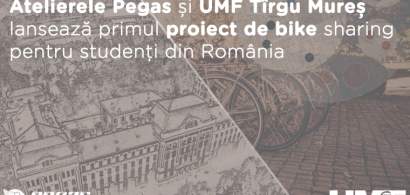 Biciclete gratis pentru studenti: Pegas si UMF Tirgu Mures, proiect de bike...