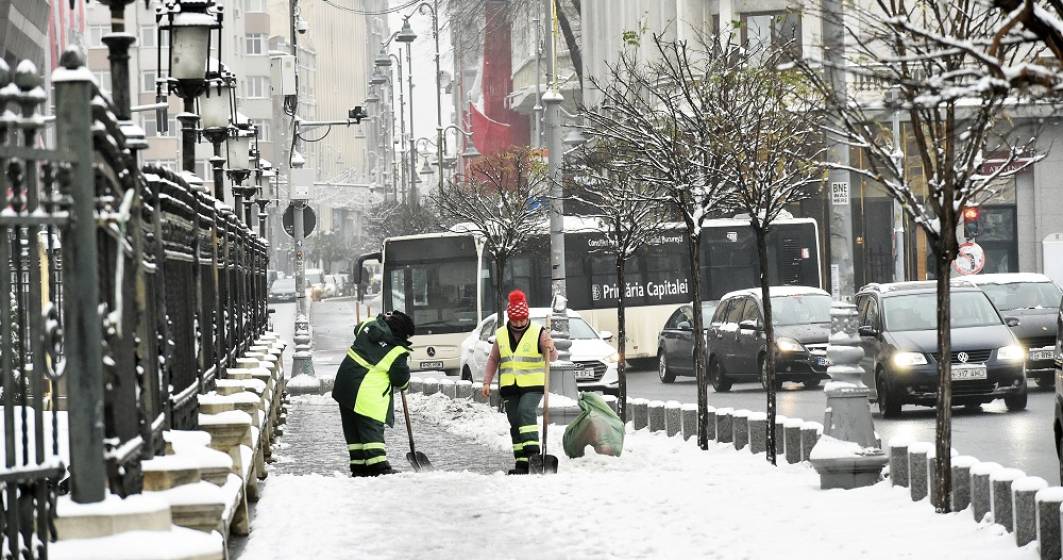 Imagine pentru articolul: Cod galben de ninsori abundente în 22 de județe din România