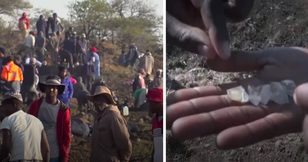 Imagine pentru articolul: VIDEO | Un sat african invadat de mii de vânători de diamante!