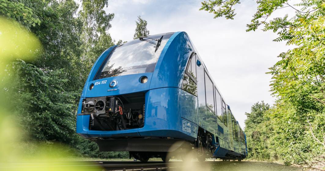 Imagine pentru articolul: Primul tren de pasageri din lume care functioneaza cu hidrogen, omologat in Germania