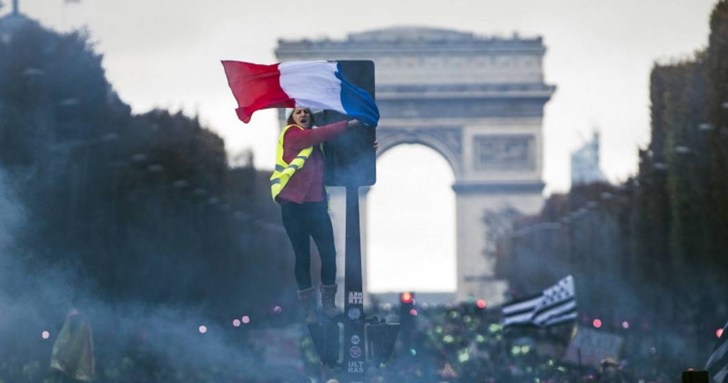 Imagine pentru articolul: Franta: Confruntari intre manifestanti si fortele de ordine la Paris