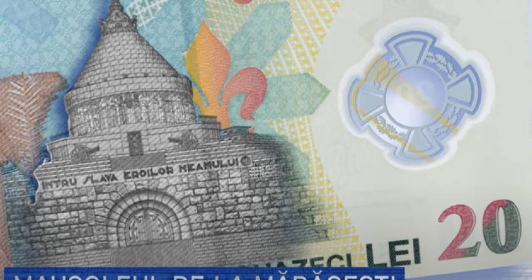 Imagine pentru articolul: VIDEO | BNR a produs un montaj de prezentare a noii bancnote de 20 de lei cu Ecaterina Teodoroiu