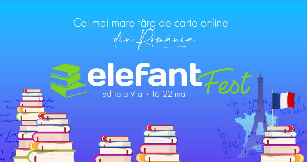 Imagine pentru articolul: elefantFest, cel mai mare târg de carte, ajunge la a cincea ediție și așteaptă online peste un milion de vizitatori în perioada 16-22 mai 2022