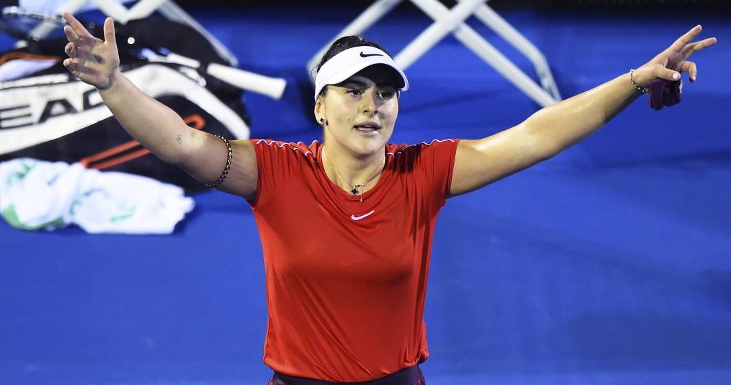 Imagine pentru articolul: Bianca Andreescu s-a calificat in finala turneului WTA de tenis de la Auckland