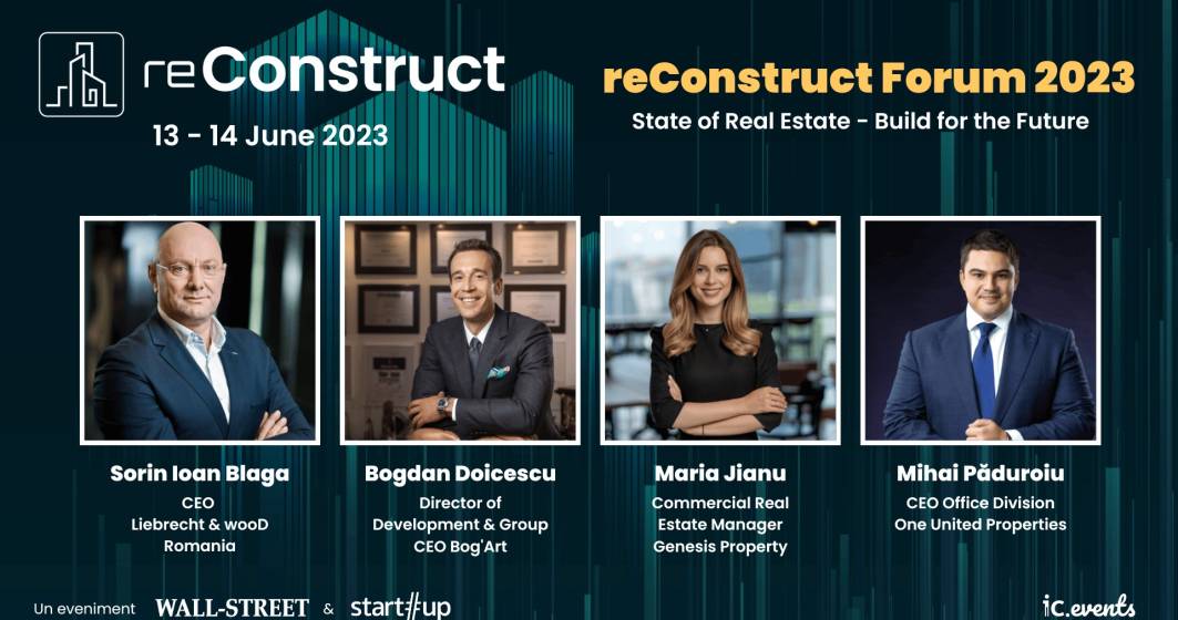 Imagine pentru articolul: reConstruct Forum 2023 - revoluția orașelor din România în 2023