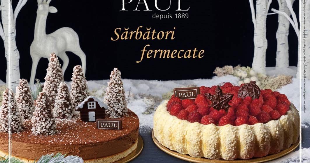 Imagine pentru articolul: Patiseriile Paul introduc în meniu colecția de deserturi festive în ediție limitată