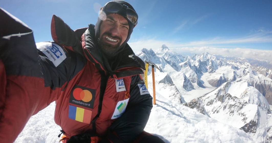 Imagine pentru articolul: Alpinistul roman Alex Gavan urca din nou la peste 8.000 metri, pe varful Gasherbrum 2
