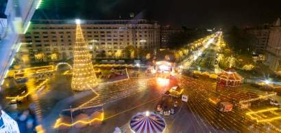 VIDEO | Au fost aprinse luminile de sărbători în București. Primăria a...