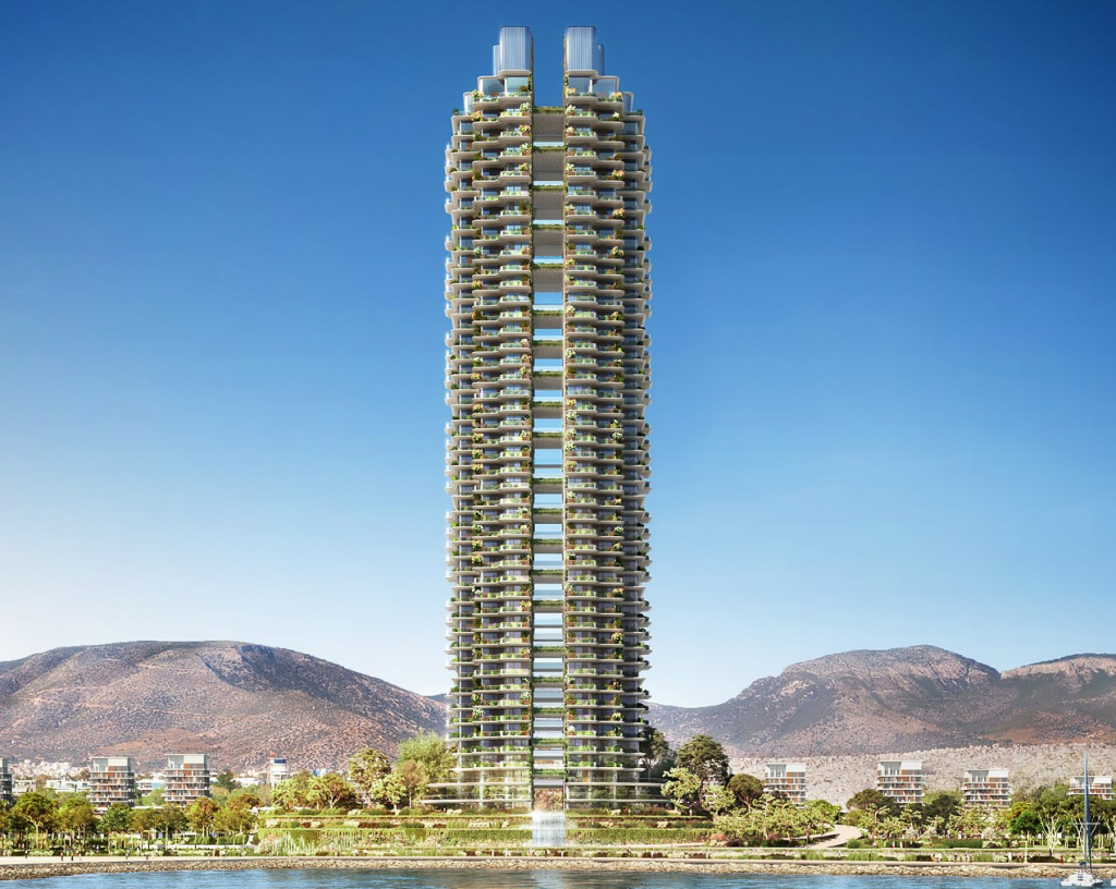 FOTO | VIDEO – Cum arată turnul de 55 de etaje în care prețurile apartamentelor ajung la peste 50.000 euro pe metrul pătrat